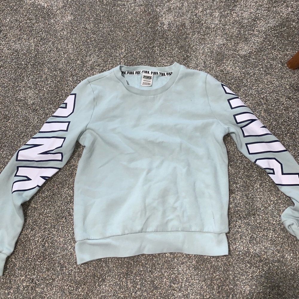 victoria’s secret pink blue sweater